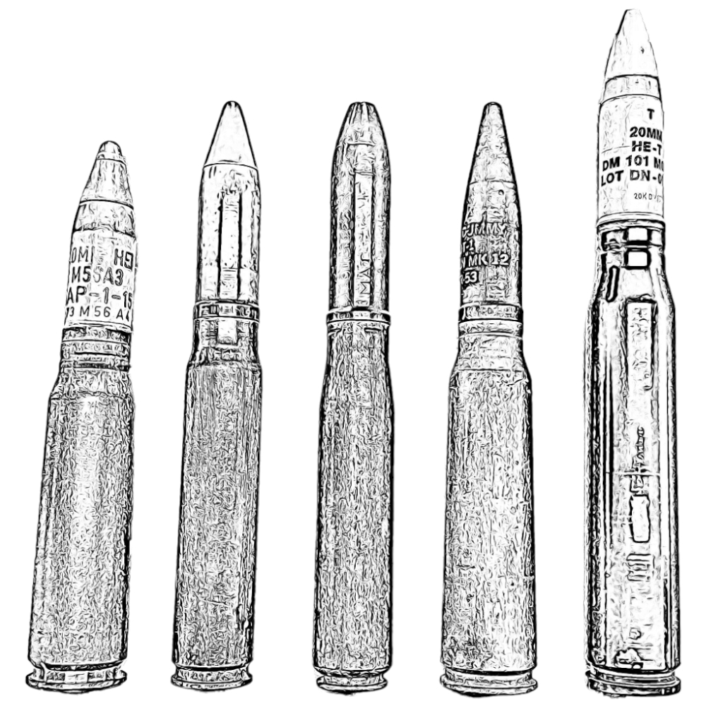 20mm Ammunition For All Weapons That Use 20mm Ammunition