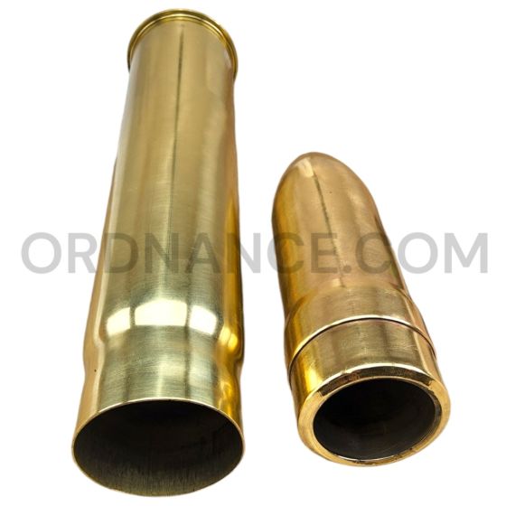 57mm 6-pounder Brass Round With 1896 U.M.C.co Casing for Sale