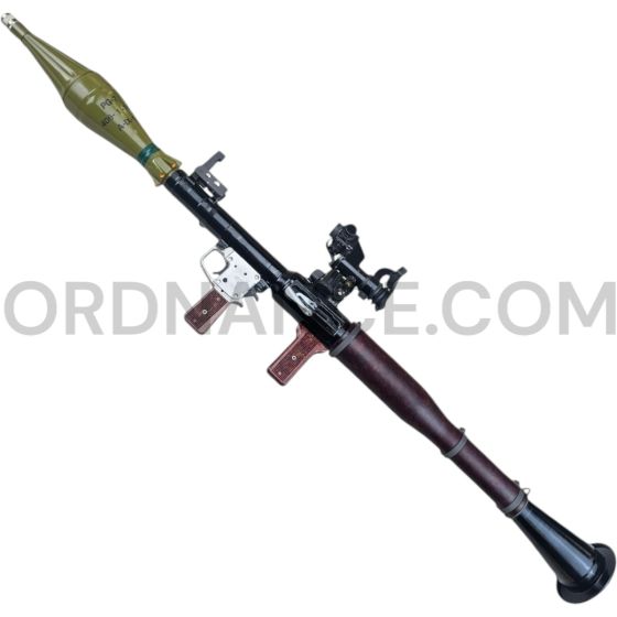 Soviet RPG-7 Cutaway Display with Cutaway PG-7 Rocket for Sale.