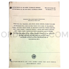 Technical Manual (TM 5-2410-204-20P) for Caterpillar Model D-8 Tractor December 1969 FSN 2410-542-4881