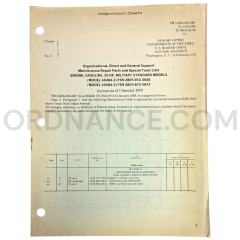Technical Manual Change 3 (TM 5-2805-259-24P) for MS Model 4A084-2 20HP Gasoline Engine February 1972 FSN 2805-952-3926