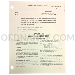 Technical Manual Change 4 (TM 5-3431-200-15) for Westinghouse Model SA-135 Arc Welding Set April 1968 FSN 3431-879-9709
