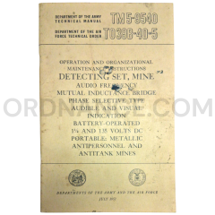 Technical Manual (TM 5-9540) for Mine Detecting Set July 1952