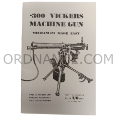 Reproduction of .300 Vickers Machine Gun