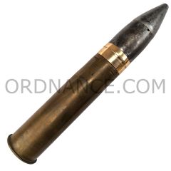 37mm M55A1 Experimental Design Board Round With Mark 3A2 Brass Case