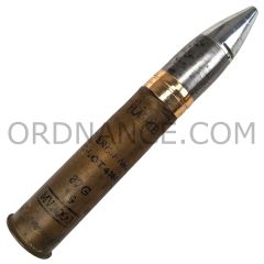37mm M55A1 Experimental Design Board Round With Mark 3A2 Brass Case 2
