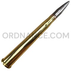 40mm L70 High Explosive Round With British Brass Case