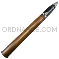 75mm T50E2 High Explosive Round with M26 Brass Case