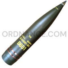 8-inch M509A1 High Explosive Projectile with M501A1 Fuze