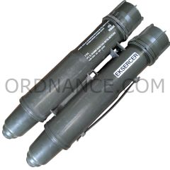 Carl Gustaf 2 round container (plastic) with 2-84mm M65 High Explosive Anti Tank Rounds