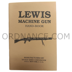 Reproduction of Lewis Machine Gun Hand-Book