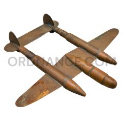 P-38 Lighting Model Made From Small Caliber Ammunition