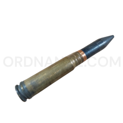 30mm Soviet HE round NR-30 30x155mm inert ammo Russian cartridge