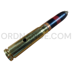 20mm Danish WWII High Explosive Practice S2 Madsen M/38 Cannon with Nose Plug 20x120mm