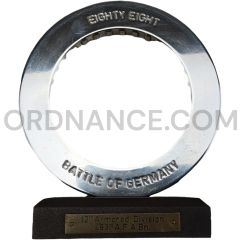 Barrel Slice Desk Display from Captured German 8.8cm 