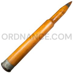 4"/50cal Mark 3 Wooden Dummy Round with Wooden Fuze