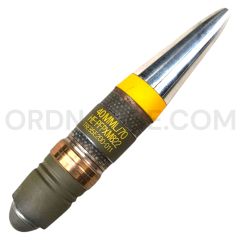 40mm XM822 High Explosive Prefragmented Projectile with Dummy Aluminum Fuze – Cutaway Display