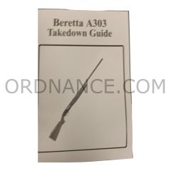 Reproduction of Beretta A303 Takedown Guide