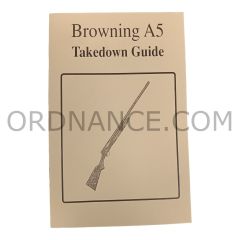 Reproduction of Browning A5 Takedown Guide