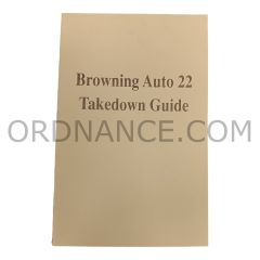 Reproduction of Browning Auto 22 Takedown Guide