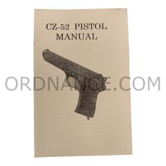 Reproduction of CZ-52 Pistol Manual