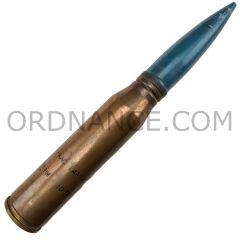 30mm Target Practice Round With Steel Case & Non-Removable Projectile