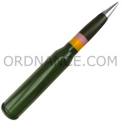 35mm High Explosive Round with Steel Case and Removable Nose Fuze