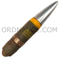 40mm XM822 High Explosive Prefragmented Proximity Projectile (HE-PFP) Rusty