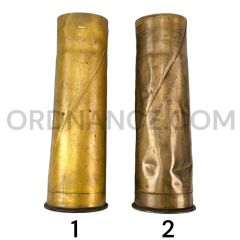 42mm Hotchkiss Paris Spiral Wrapped 2 Part Brass Cases
