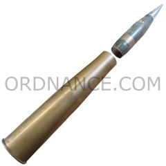 4.7-inch Brass Drill Cartridge T3 with M73 projectile and Mechanical Time Fuze M61