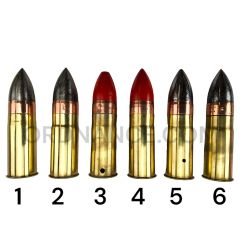 37mm Winchester Manufacturing Company Explosive Rounds With Mark 1 Projectiles in Brass Cases