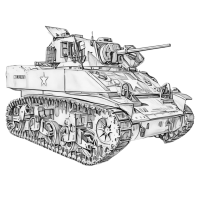 37mm / M3 / M3A1 / M3A3 / M5 / M5A1 Light Tank
