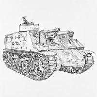 105mm / M7 / M7B1 / M7B2 Howitzer Motor Carriage