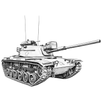 105mm / 152mm M60 / M60A1 / M60A2 / M60A3 Main Battle Tank