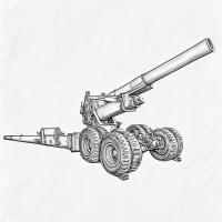 8-Inch (203mm) M1 / M115 Towed Howitzer