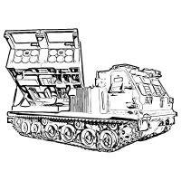 227mm M270 Multiple Launch Rocket System (MLRS)