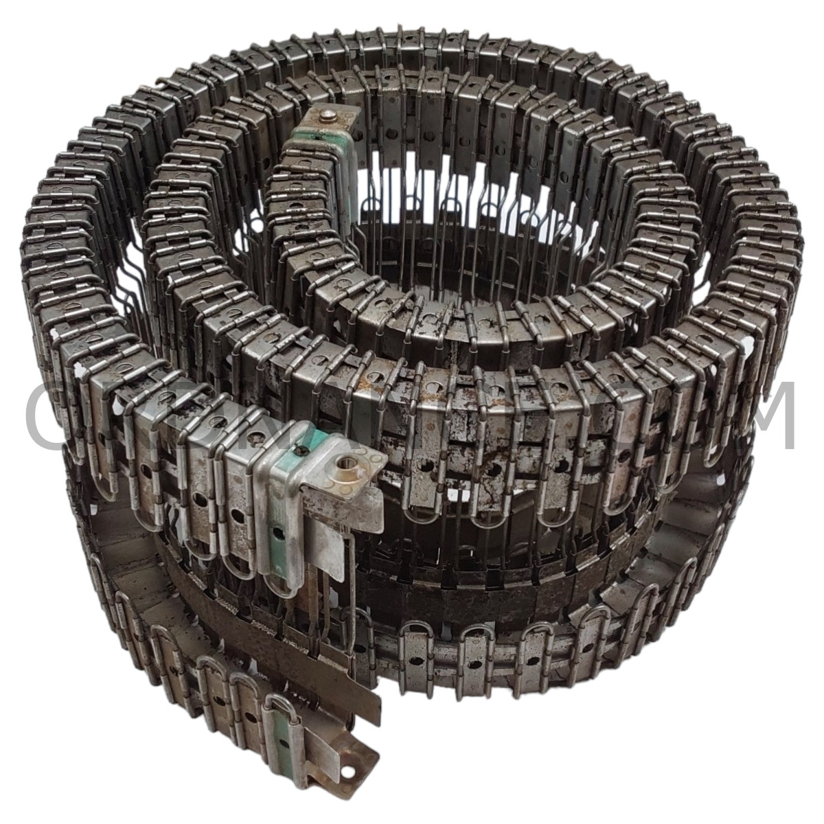 米軍　実物　FLEX LINK EJECTION CHUTE 50CAL 50cal H-2 Form Fitting Flexible Feed Chute 5 1/2 foot section